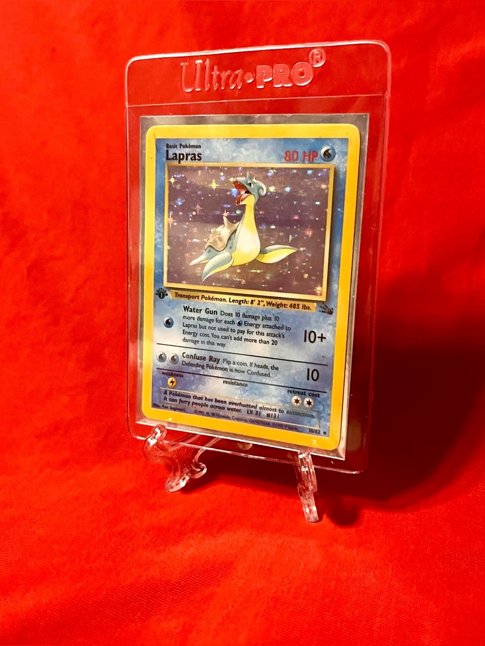 VTG Pokémon Fossil set Holo ‘Lapras’ 1st edition
